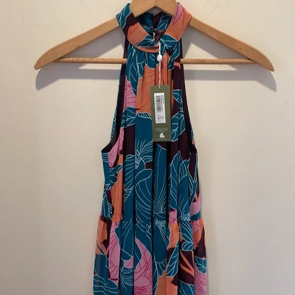 TRINA TURK Sunglasses Tiered Sleeveless Maxi Dress Size XS, NWT - Picture 6 of 15